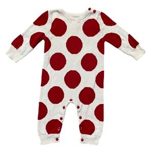 Baby Gap one piece polka dot romper 6-12mos